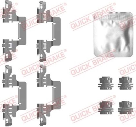 Set accesorii, placute frana - QUICK BRAKE-109-0129