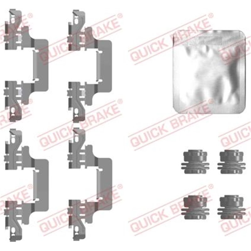 Set accesorii, placute frana - QUICK BRAKE-109-0129