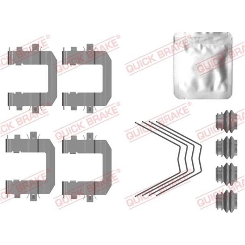 Set accesorii, placute frana - QUICK BRAKE-109-0131