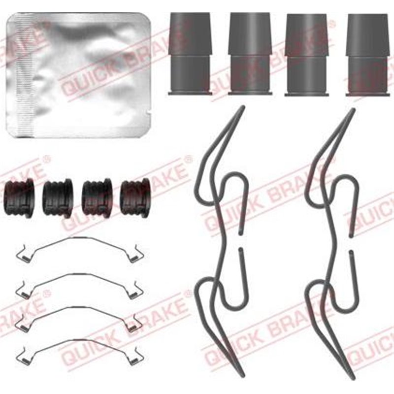 Set accesorii, placute frana - QUICK BRAKE-109-0134