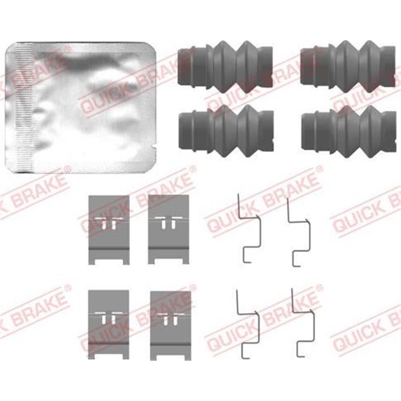 Set accesorii, placute frana - QUICK BRAKE-109-0135