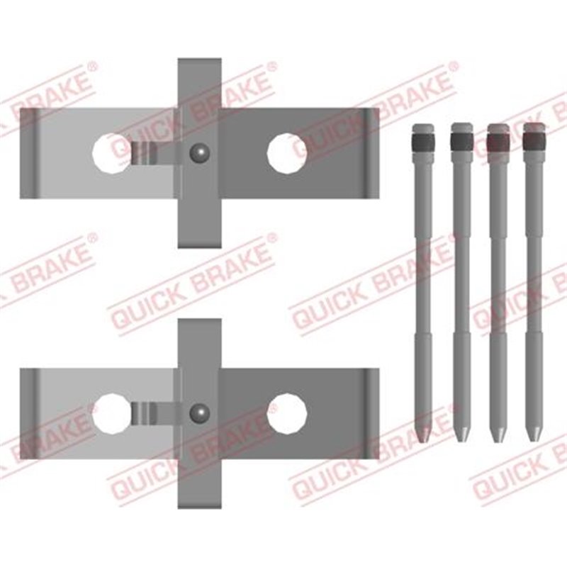 Set accesorii, placute frana - QUICK BRAKE-109-0136