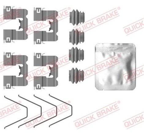 Set accesorii, placute frana - QUICK BRAKE-109-0137