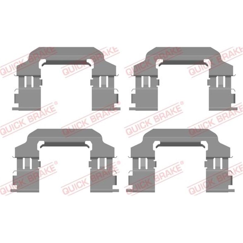 Set accesorii, placute frana - QUICK BRAKE-109-0138