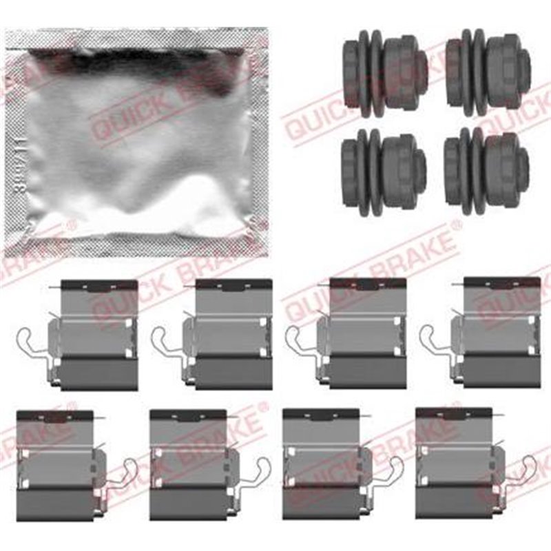 Set accesorii, placute frana - QUICK BRAKE-109-0140