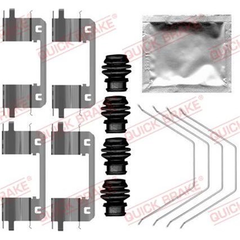 Set accesorii, placute frana - QUICK BRAKE-109-0141