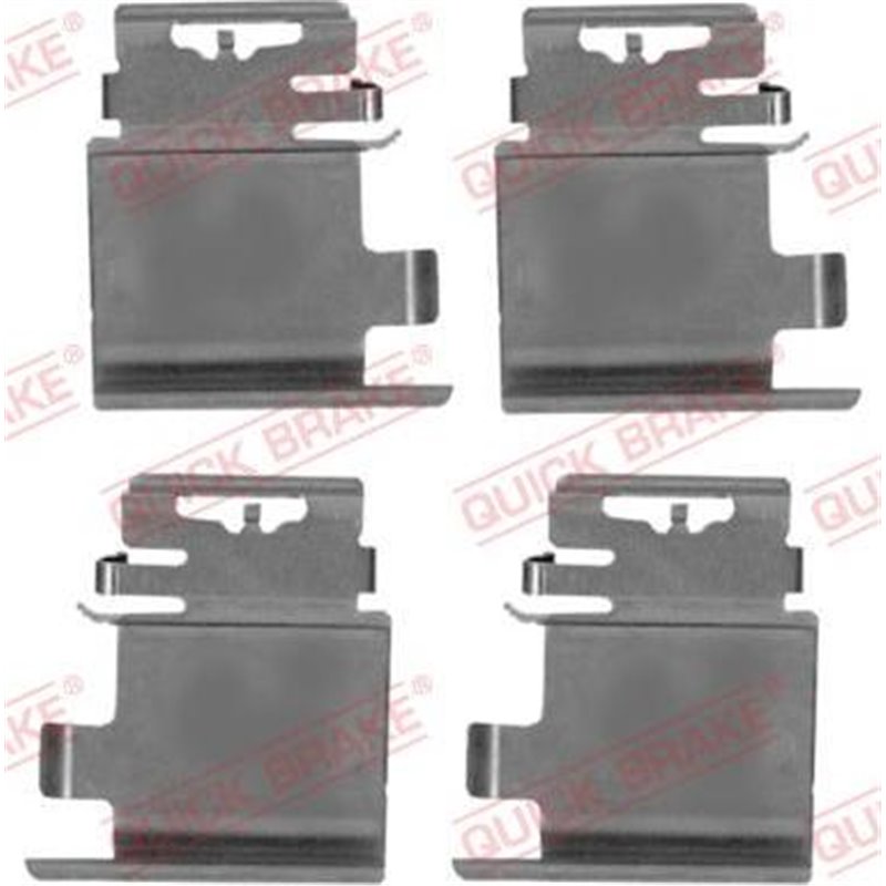Set accesorii, placute frana - QUICK BRAKE-109-0142
