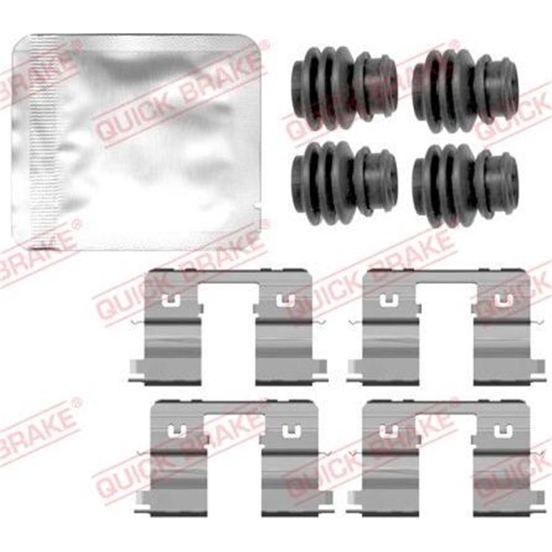 Set accesorii, placute frana - QUICK BRAKE-109-0144