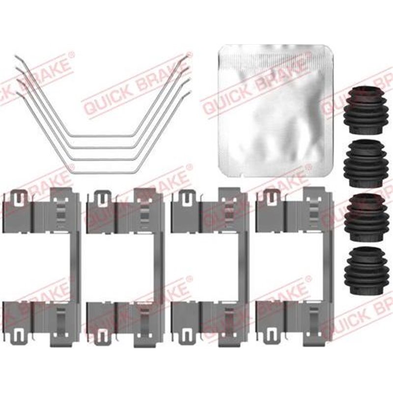 Set accesorii, placute frana - QUICK BRAKE-109-0146