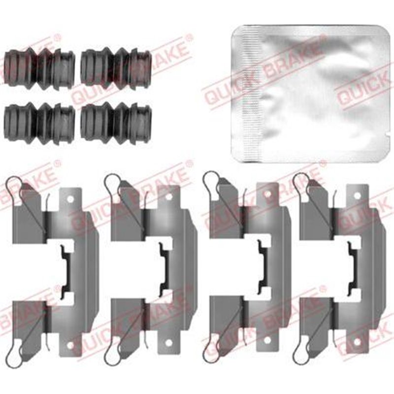 Set accesorii, placute frana - QUICK BRAKE-109-0151