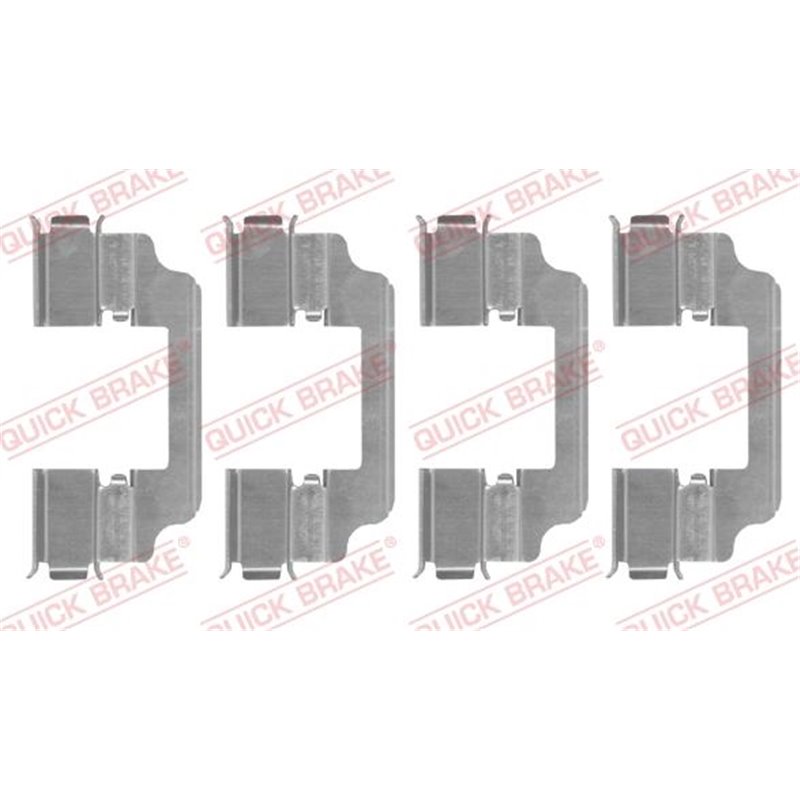 Set accesorii, placute frana - QUICK BRAKE-109-0154