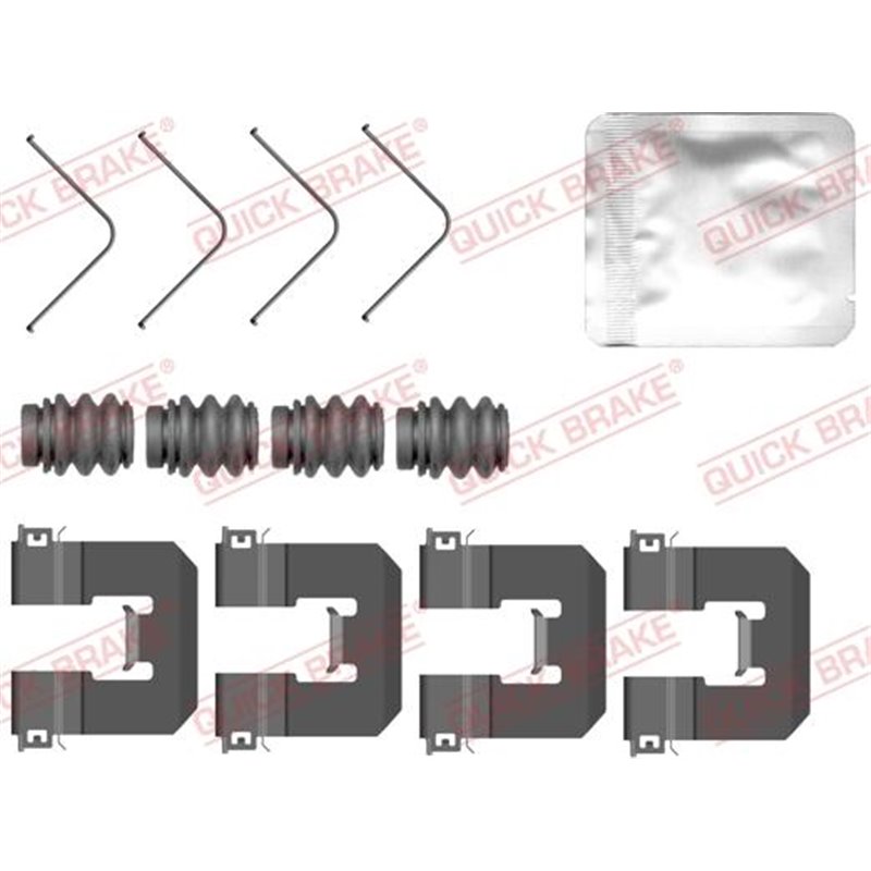 Set accesorii, placute frana - QUICK BRAKE-109-0160