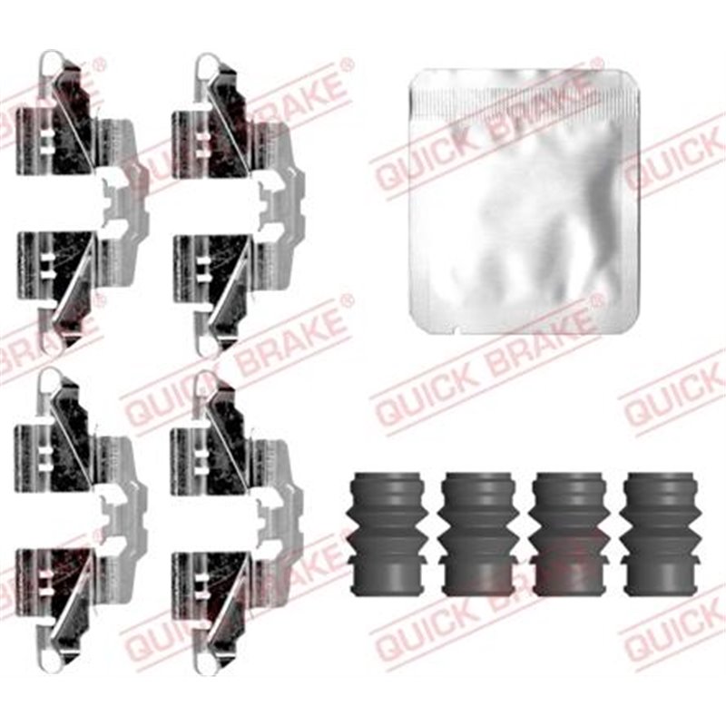 Set accesorii, placute frana - QUICK BRAKE-109-0161