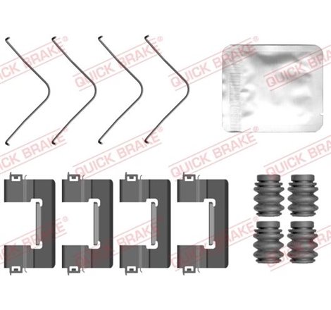 Set accesorii, placute frana - QUICK BRAKE-109-0163