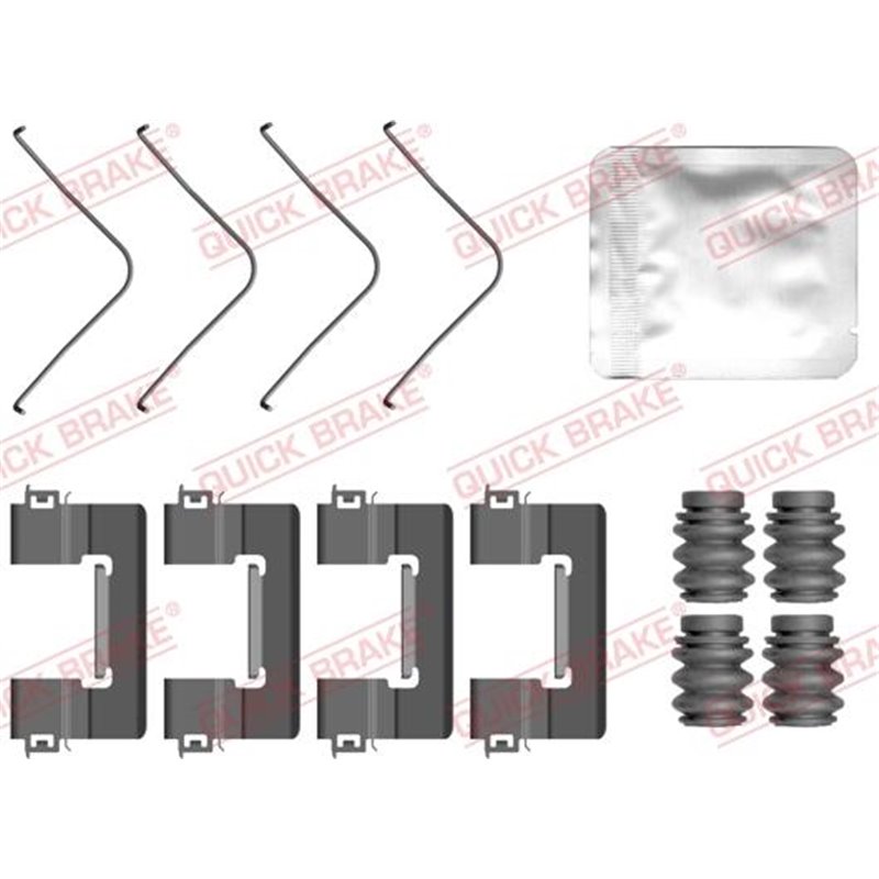 Set accesorii, placute frana - QUICK BRAKE-109-0163