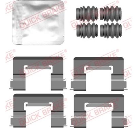 Set accesorii, placute frana - QUICK BRAKE-109-0164