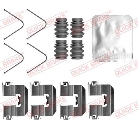 Set accesorii, placute frana - QUICK BRAKE-109-0165