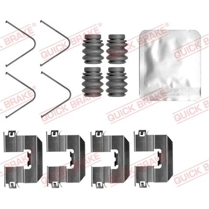 Set accesorii, placute frana - QUICK BRAKE-109-0165