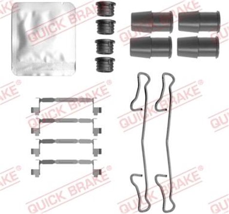 Set accesorii, placute frana - QUICK BRAKE-109-0167
