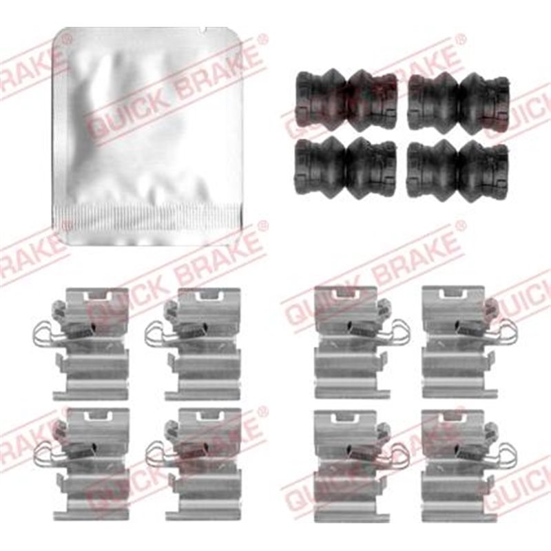 Set accesorii, placute frana - QUICK BRAKE-109-0168
