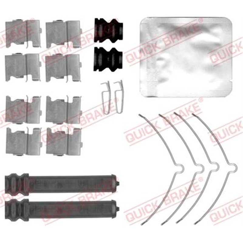 Set accesorii, placute frana - QUICK BRAKE-109-0169