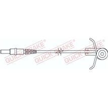 Senzor de avertizare,uzura placute de frana - QUICK BRAKE-WS 0186 A