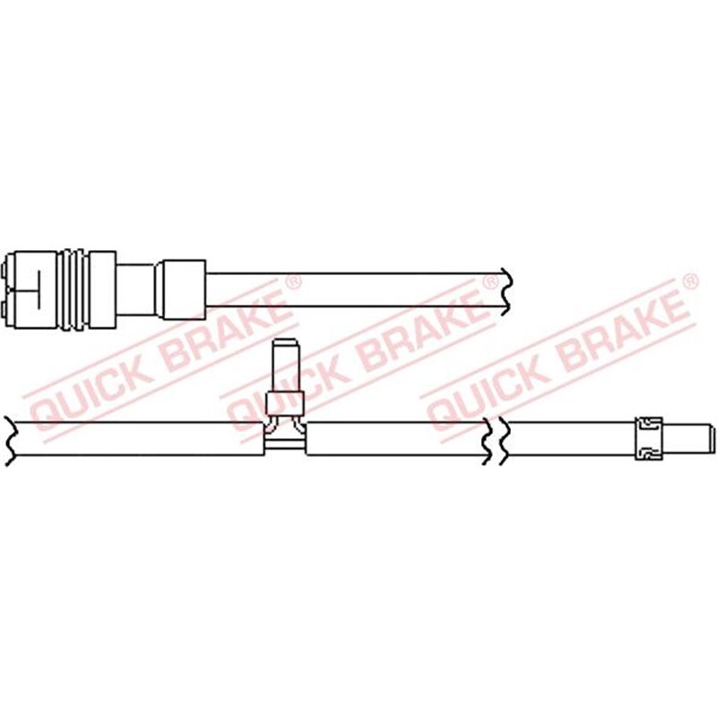 Senzor de avertizare,uzura placute de frana - QUICK BRAKE-WS 0349 A