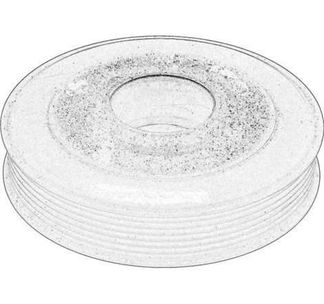 Fulie curea, arbore cotit - RENAULT-123037616R