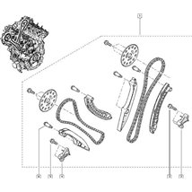 Chit lant de distributie - RENAULT-130C19028R