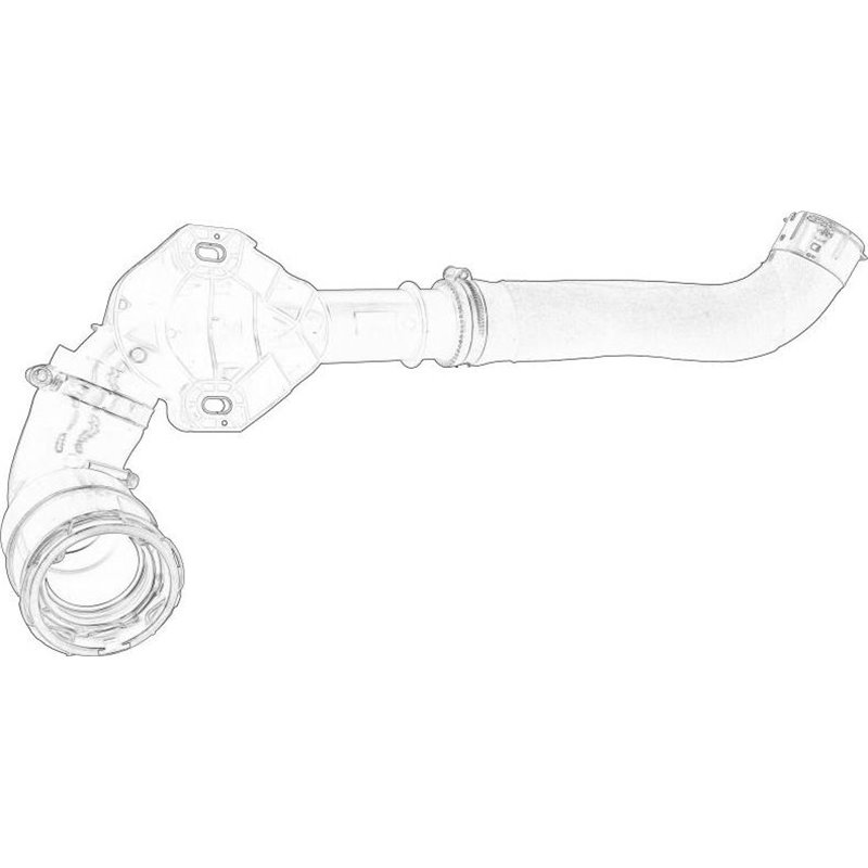 Furtun intercooler R for vehicles with fata drive. intercooler-turbine NISSAN NV400. OPEL MOVANO B. RENAULT MASTER III 2.3D 02.1
