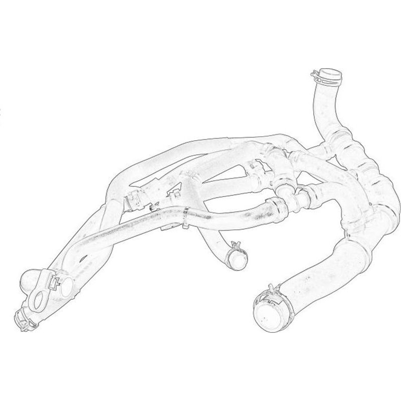 Furtun radiator - RENAULT-215018961R