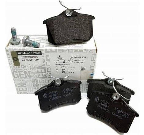 Set placute frana Spate cu instructiuni de montare. cu primavara.cu un tampon de amortizare. AUDI A4 B6. A4 B7. A6 C5. RENAULT C