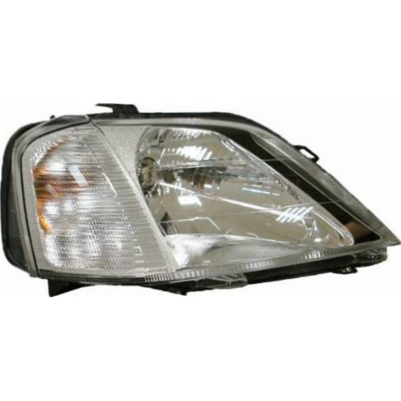 Lampa frontala Stanga H4. mecanic. fara motoras. culoare insert. argintiu DACIA LOGAN. LOGAN EXPRESS. LOGAN MCV. RENAULT LOGAN I