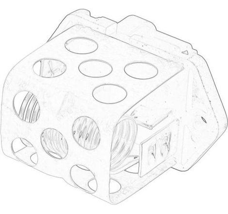 Rezistor, Electromotor - ventilator - RENAULT-7701206244