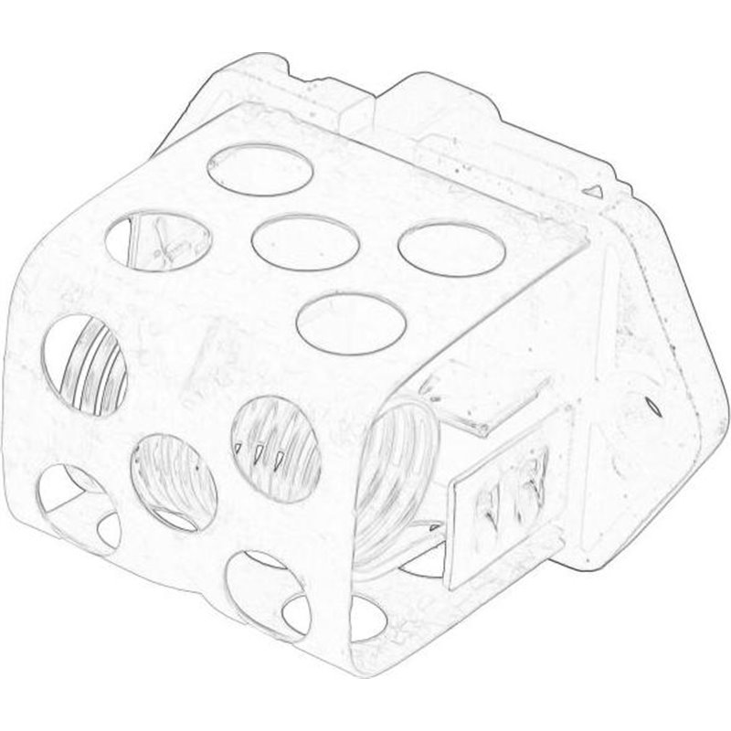 Rezistor, Electromotor - ventilator - RENAULT-7701206244