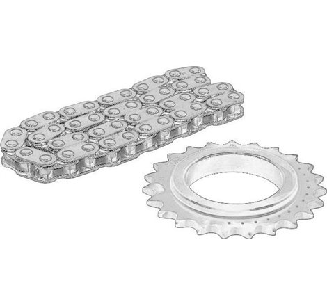 Lant, angrenare pompa ulei - RENAULT-7701476527