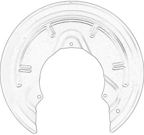 Protectie stropire,disc frana - RENAULT-8200325312