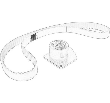 Set curea de distributie - RENAULT-8201038625