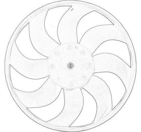 Ventilator, radiator - RENAULT-921201371R