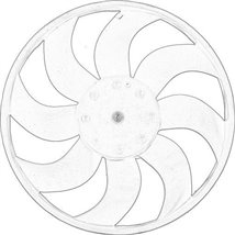 Ventilator, radiator - RENAULT-921201371R