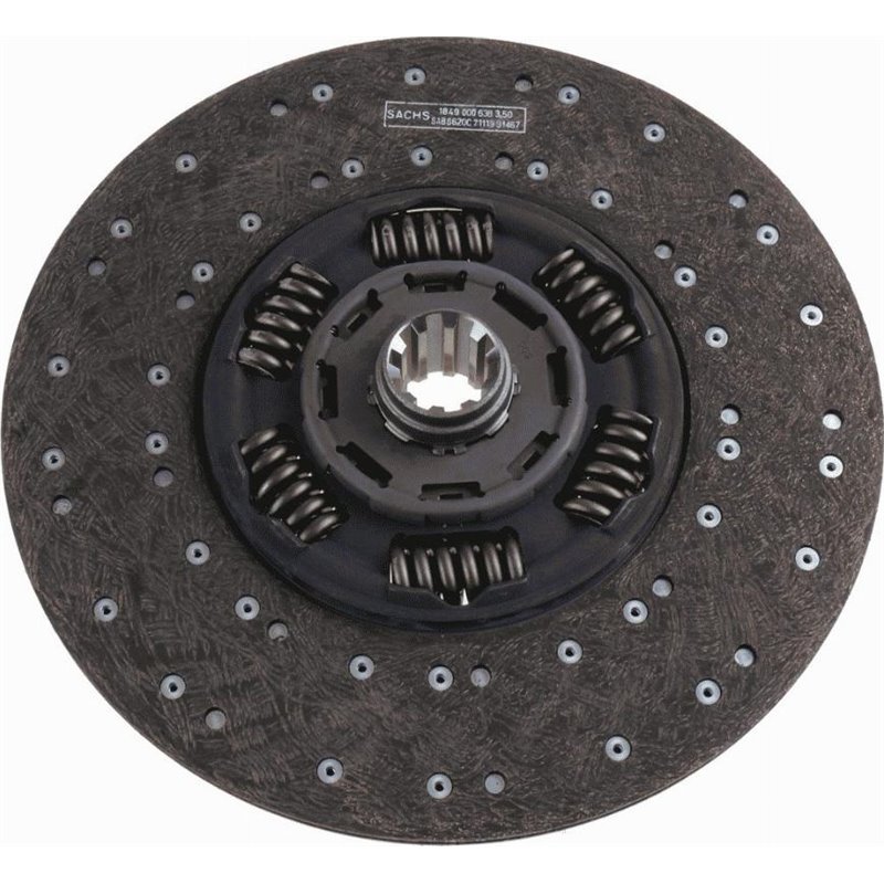 Disc ambreiaj organic 430mm profil complet DAF CF. CF 75. CF 85. XF 105. XF 106. MAN TGX I D2066LF85-XE250C 01.01- - SACHS-1878 