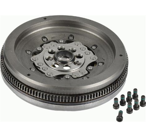 Volanta cu masa dubla cu kit de suruburi AUDI A3. TT. SEAT ALTEA XL. LEON. SKODA OCTAVIA II. SUPERB II. VW EOS. GOLF V. GOLF VI.