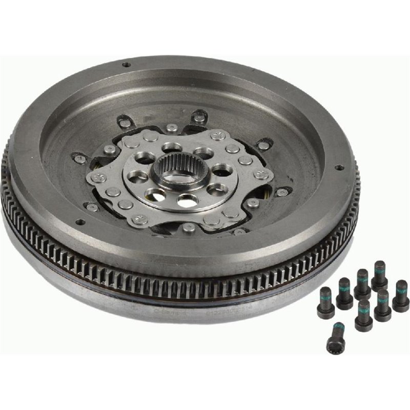 Volanta cu masa dubla cu kit de suruburi AUDI A3. TT. SEAT ALTEA XL. LEON. SKODA OCTAVIA II. SUPERB II. VW EOS. GOLF V. GOLF VI.