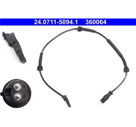 Senzor ABS Fata DR-ST RENAULT ESPACE IV. LAGUNA II. VEL SATIS 1.6-3.5 03.01- - ATE-24.0711-5094.1