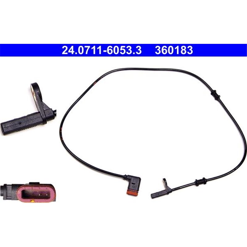 Senzor ABS Spate Dreapta MERCEDES C CL203. C T-MODEL S203. C W203. CLC CL203. CLK A209. CLK C209 1.6-6.2 05.00-06.11 - ATE-24.07