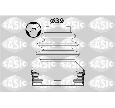 Burduf cauciuc, articulatie planetara - Sasic-1900002