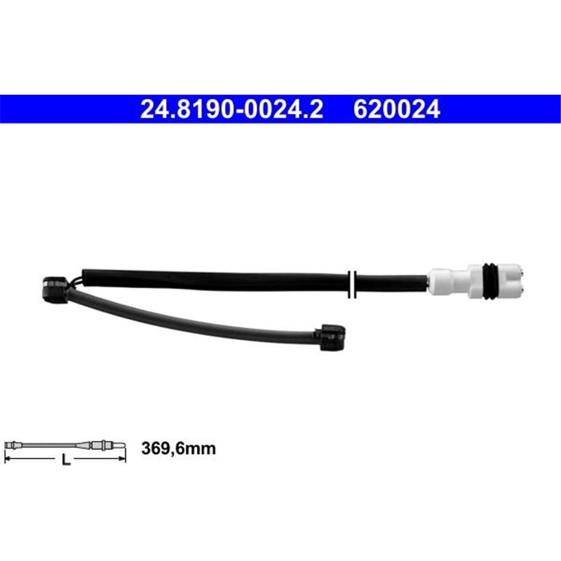 Senzor uzura placute frana Fata PORSCHE 911. BOXSTER. BOXSTER SPYDER. CAYMAN 2.9-3.6 07.04-06.13 - ATE-24.8190-0024.2