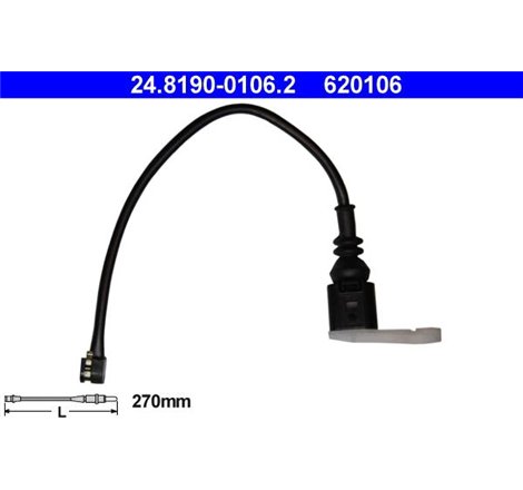 Senzor uzura placute frana Fata AUDI TT. PORSCHE 911. 911 SPEEDSTER. 911 TARGA. VW GOLF IV 1.4-4.0 10.97- - ATE-24.8190-0106.2