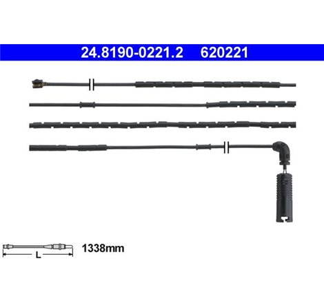 Senzor uzura placute frana Spate BMW 3 E46 1.6-3.0D 12.97-12.07 - ATE-24.8190-0221.2