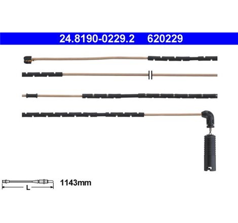 Senzor uzura placute frana Spate BMW Z4 E85. Z4 E86 2.0-3.0 12.02-02.09 - ATE-24.8190-0229.2